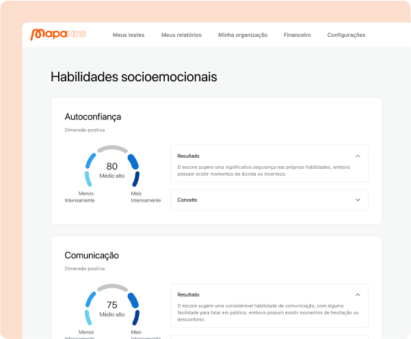 confiabilidade nas avaliações - Precisão e resultados extremamente confiáveis